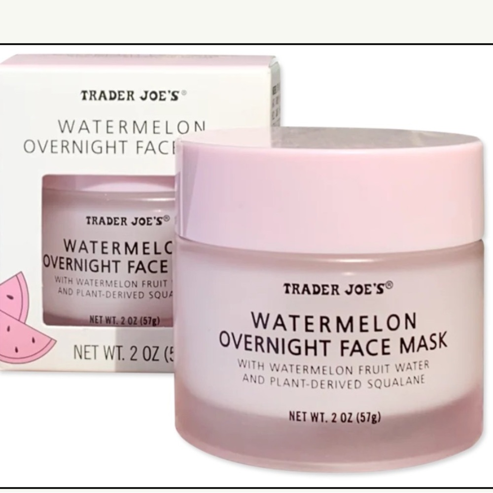 Watermelon Overnight Face Mask - Pink